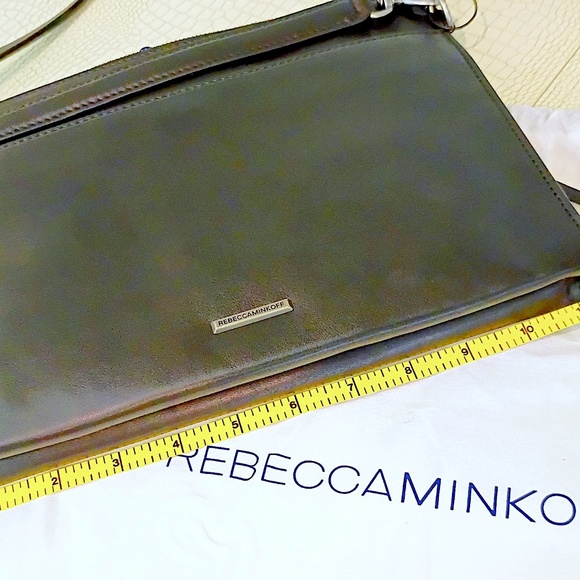 (Sold Out) Brand New Rebecca Minkoff Fine Leather Clutch Bag/ Studs and Zippers. - Picture 12 of 14